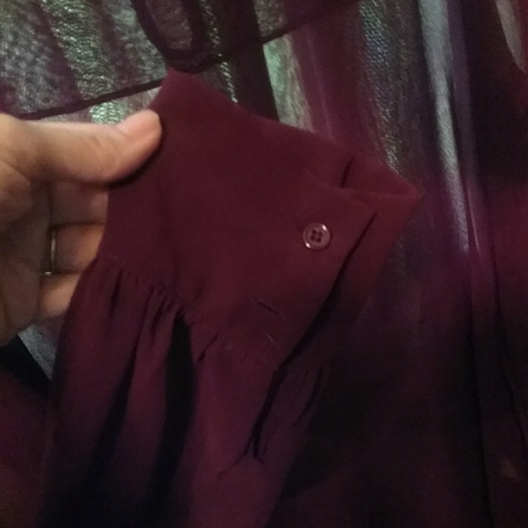 🌹Maurices purple puff sleeve tunic - Picture 2 of 4
